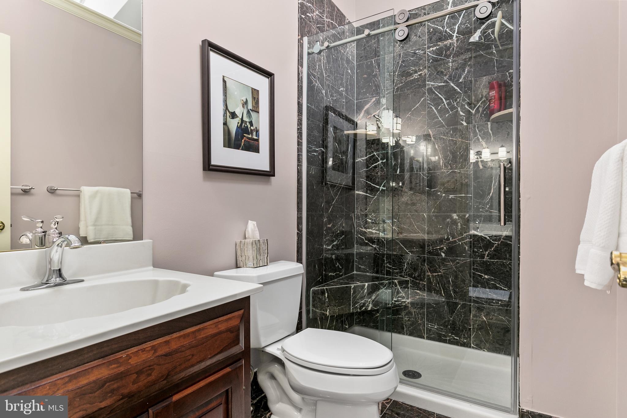 2 Teaberry Drive Medford, NJ 08055 - Photo 19 of 43 a bathroom with a sink a toilet and shower