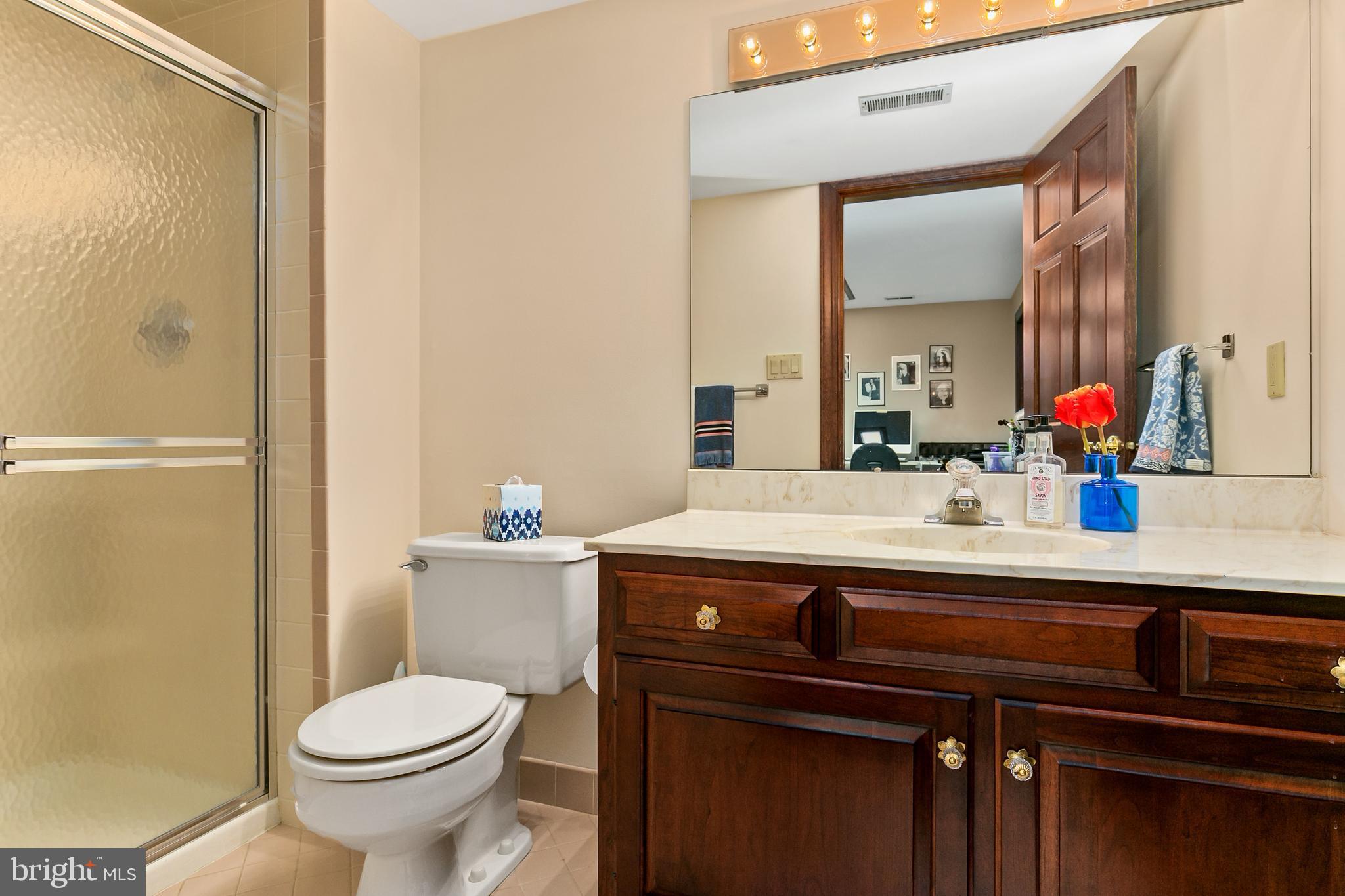 2 Teaberry Drive Medford, NJ 08055 - Photo 26 of 43 a bathroom with a sink a toilet and shower