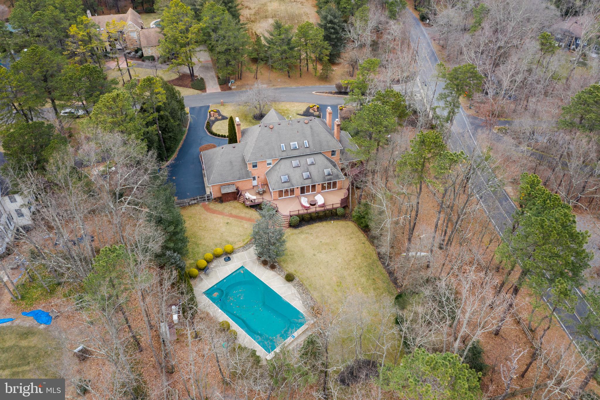 2 Teaberry Drive Medford, NJ 08055 - Photo 36 of 43 an aerial view of a house with outdoor space