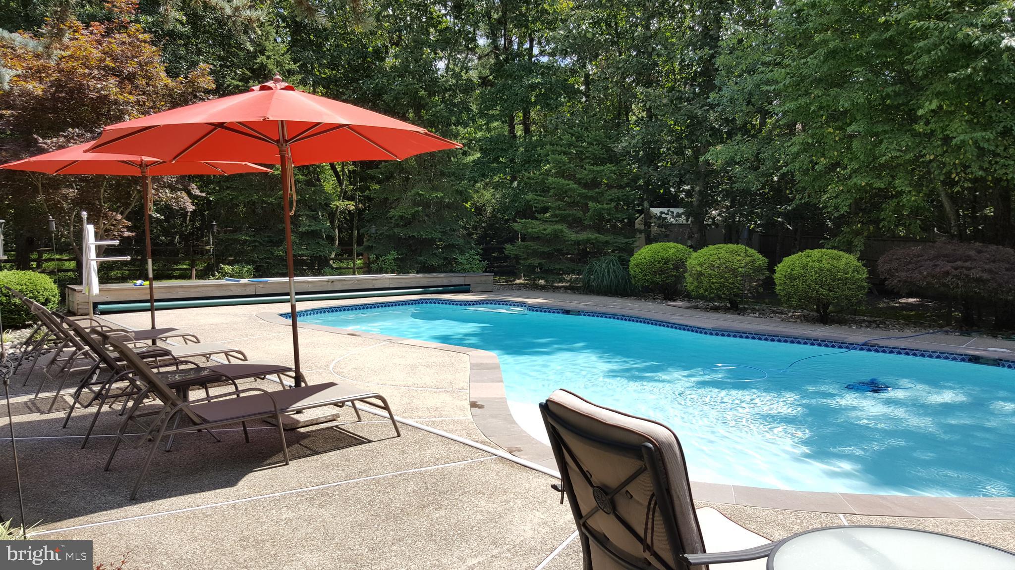 2 Teaberry Drive Medford, NJ 08055 - Photo 41 of 43 a view of a swimming pool with a patio and furniture