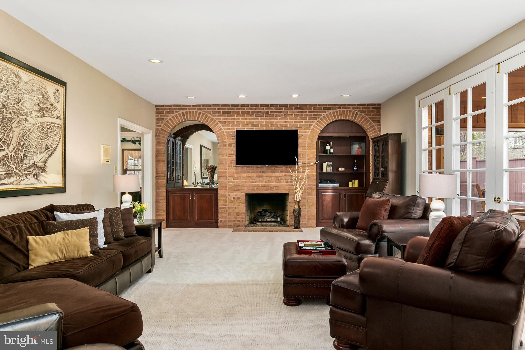 2 Teaberry Drive Medford, NJ 08055 - Photo 7 of 43 a living room with furniture a fireplace and a large window