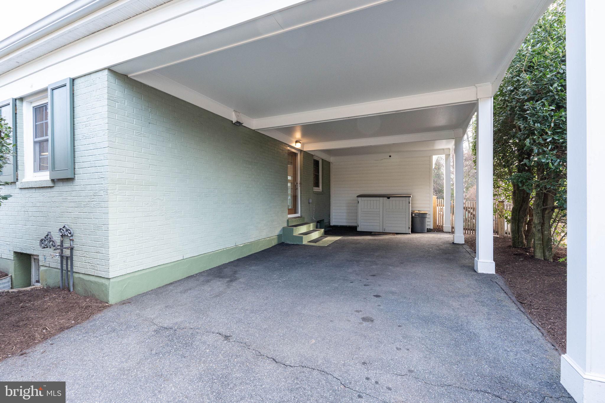2407 Culpeper Road Alexandria, VA 22308 - Photo 53 of 57 Close up of car port with room for storage.