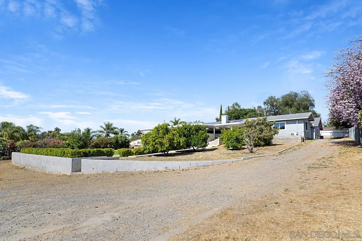 821 Steffy Road Ramona, CA 92065 - Photo 15 of 35 a view of a garden with a road