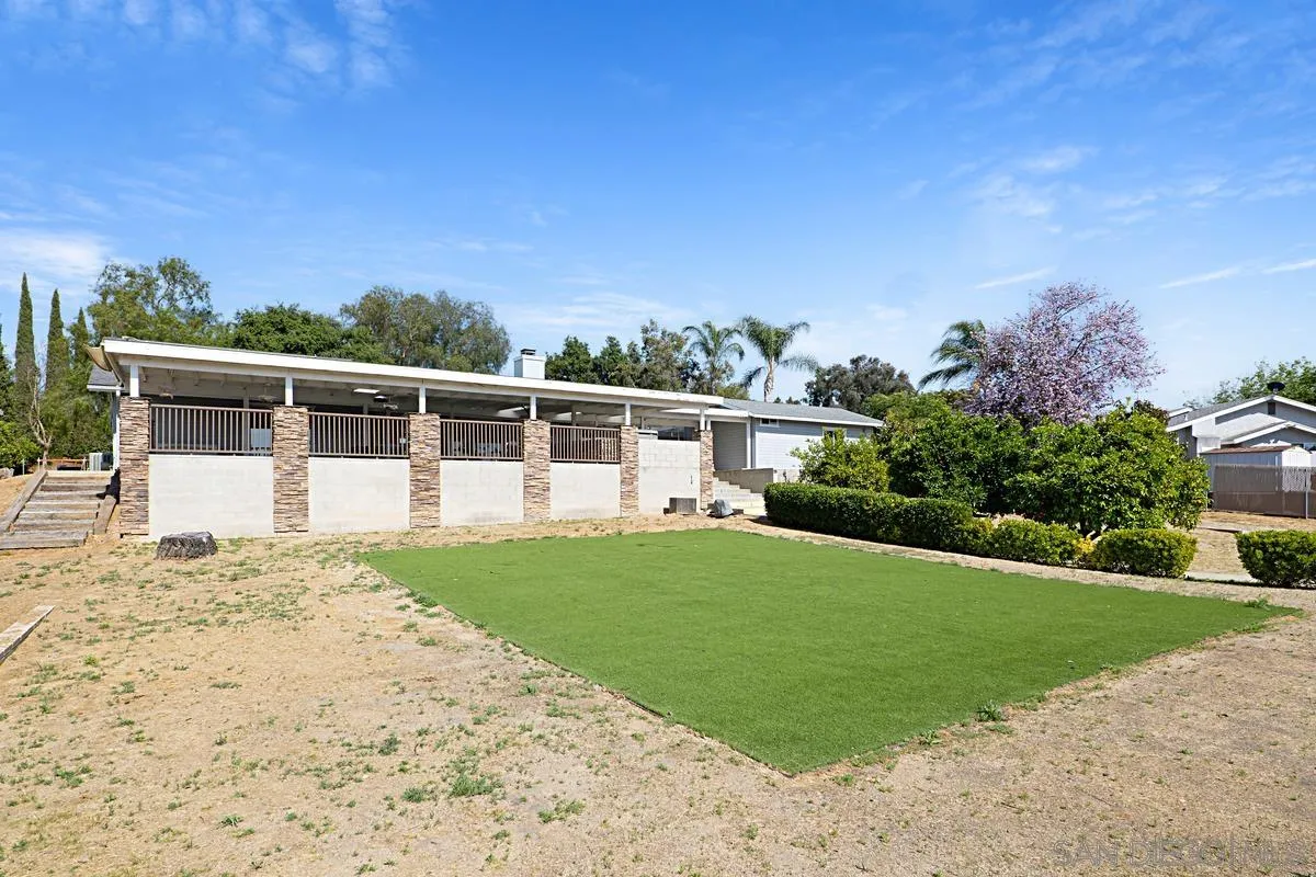 821 Steffy Road Ramona, CA 92065 - Photo 33 of 35 a view of a house with a yard