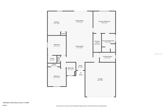 $2,100 | 1309 26th Street Northwest, Winter Haven, FL 33881