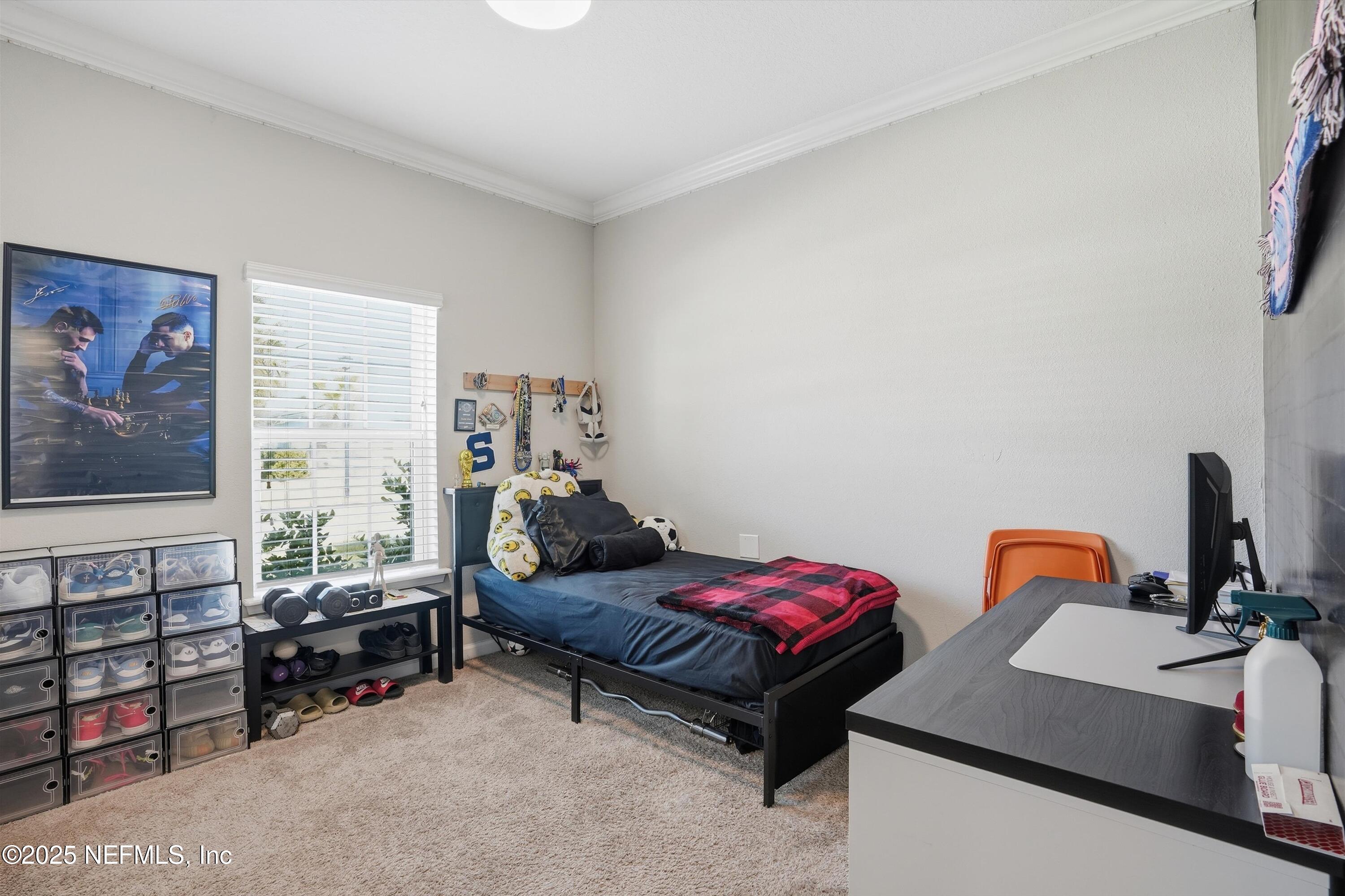 3884 Hammock Bluff Drive Jacksonville, FL 32226 - Photo 22 of 34 a bedroom with furniture and a window