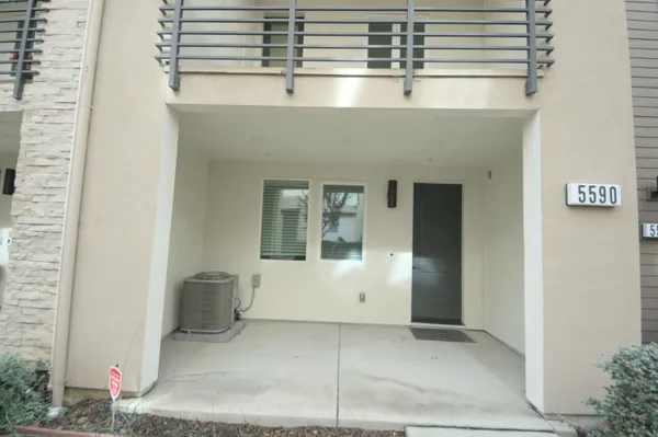 a view of white door