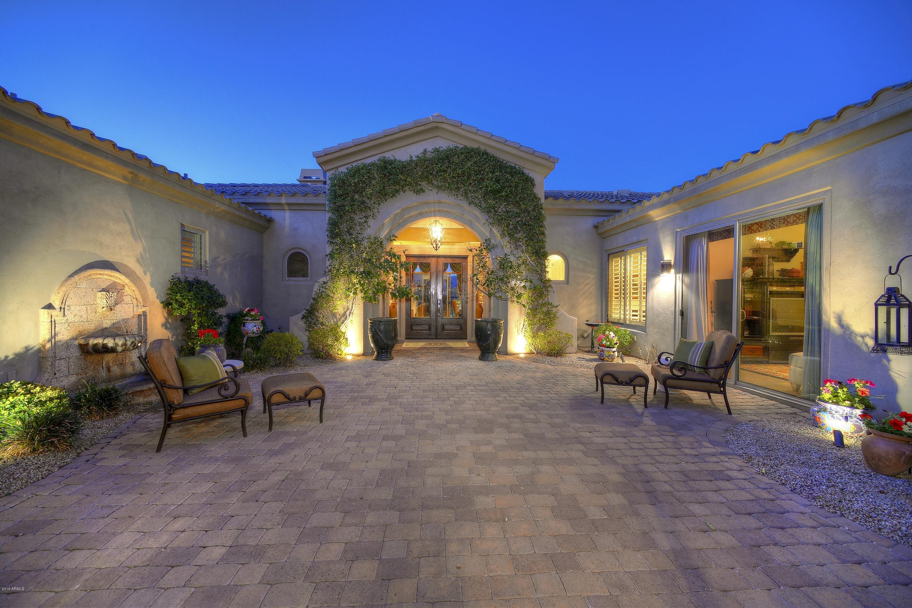 9788 East Lofty Point Road Scottsdale, AZ 85262 - Photo 1 of 1 Gated Courtyard