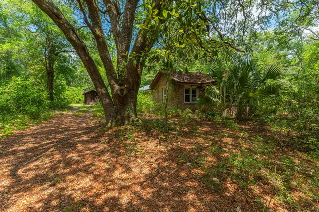 a view of outdoor space with trees