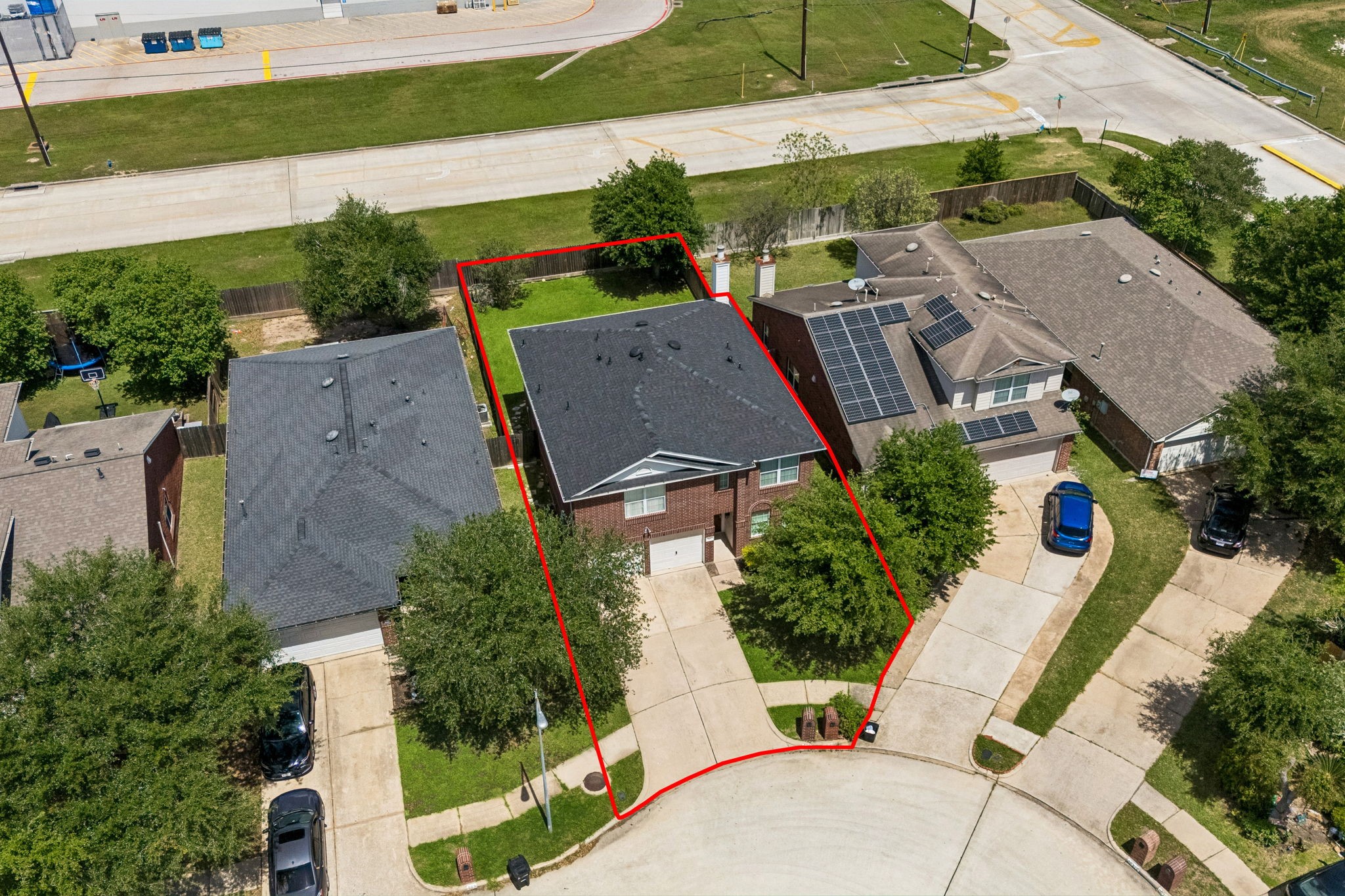 527 Cypresswood Knoll Spring, TX 77373 - Photo 14 of 15 an aerial view of house with yard