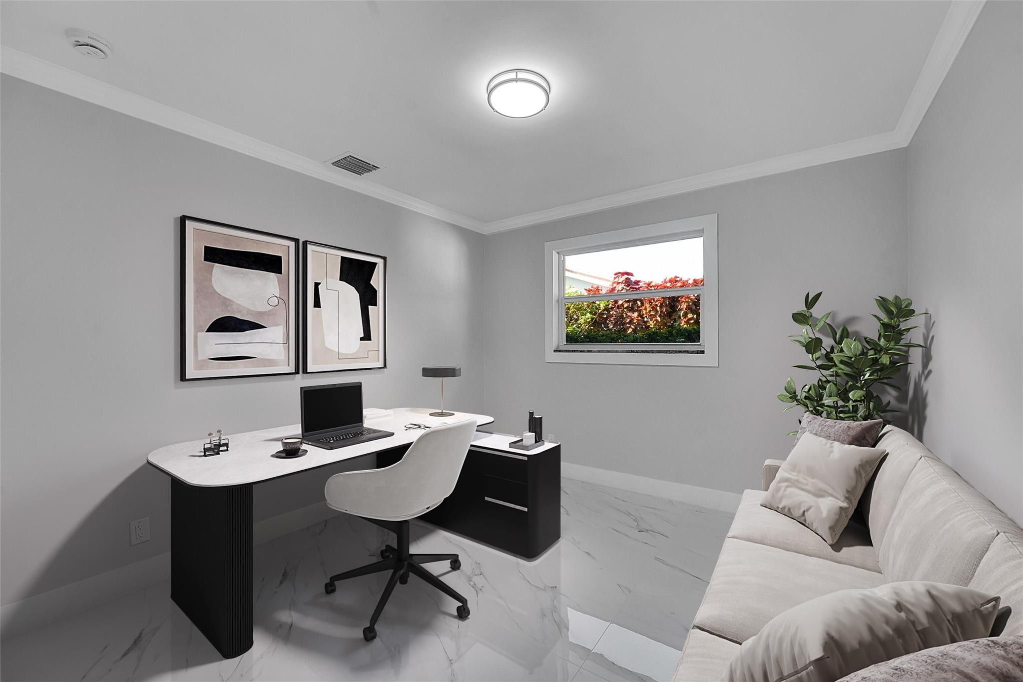 1190 Dolphin Road Singer Island, FL 33404 - Photo 29 of 62 Bedroom #4 Digitally staged Office