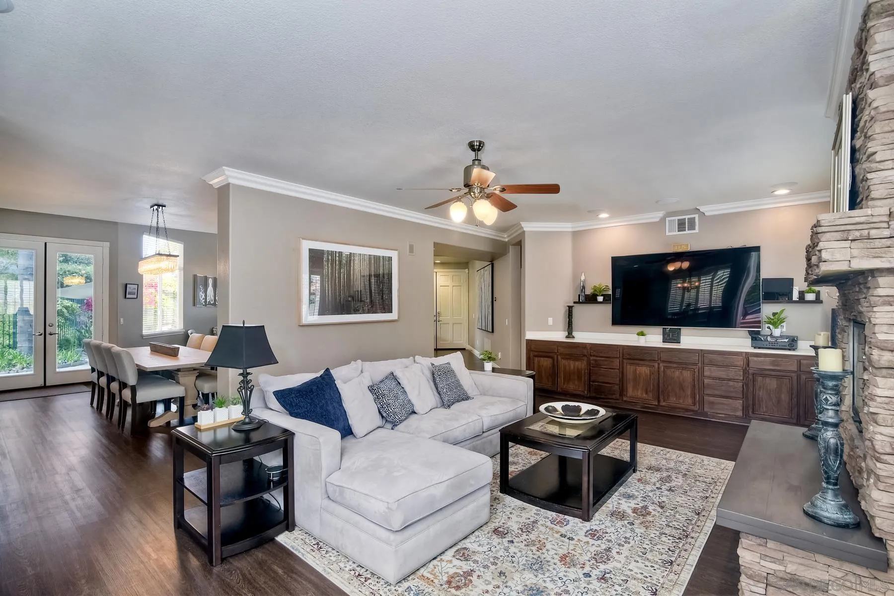 3670 Sutter Court Oceanside, CA 92056 - Photo 12 of 43 a living room with furniture and a flat screen tv
