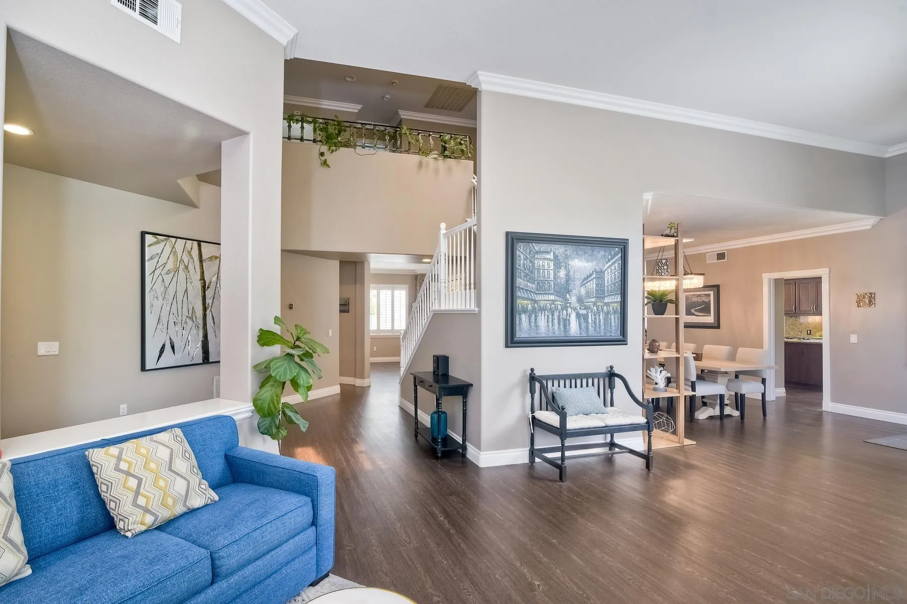 3670 Sutter Court Oceanside, CA 92056 - Photo 9 of 43 a living room with furniture and wooden floor