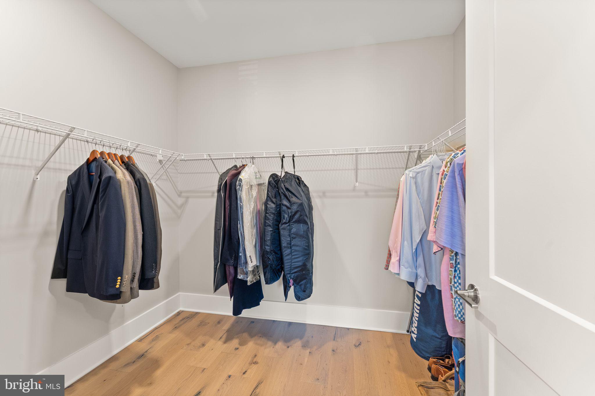 20052 Old Line Terrace Ashburn, VA 20147 - Photo 30 of 67 a view of walk in closet with clothes and shoes