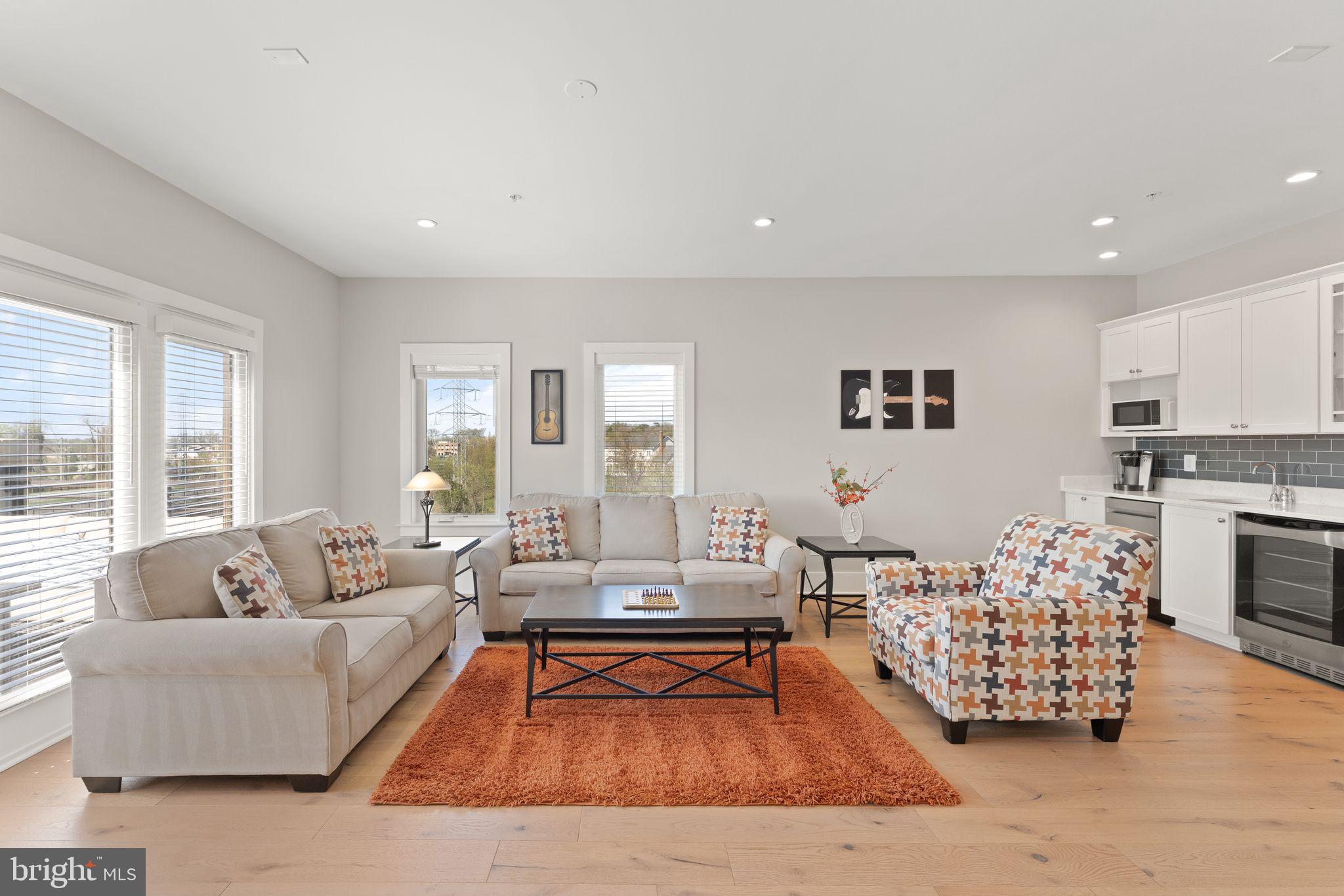 20052 Old Line Terrace Ashburn, VA 20147 - Photo 47 of 67 a living room with furniture and a fireplace