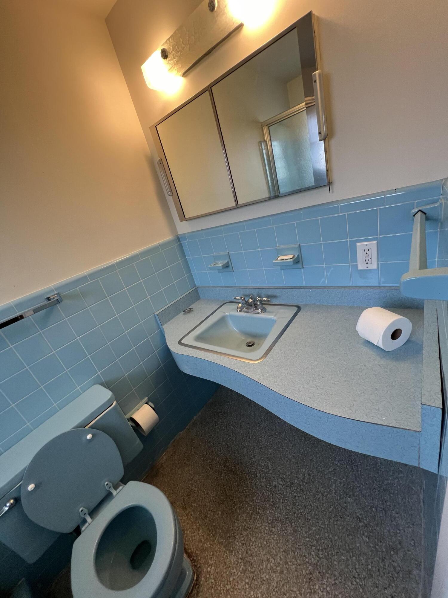 1908 Colonial Road Fort Pierce, FL 34950 - Photo 13 of 14 a bathroom with a sink and a toilet