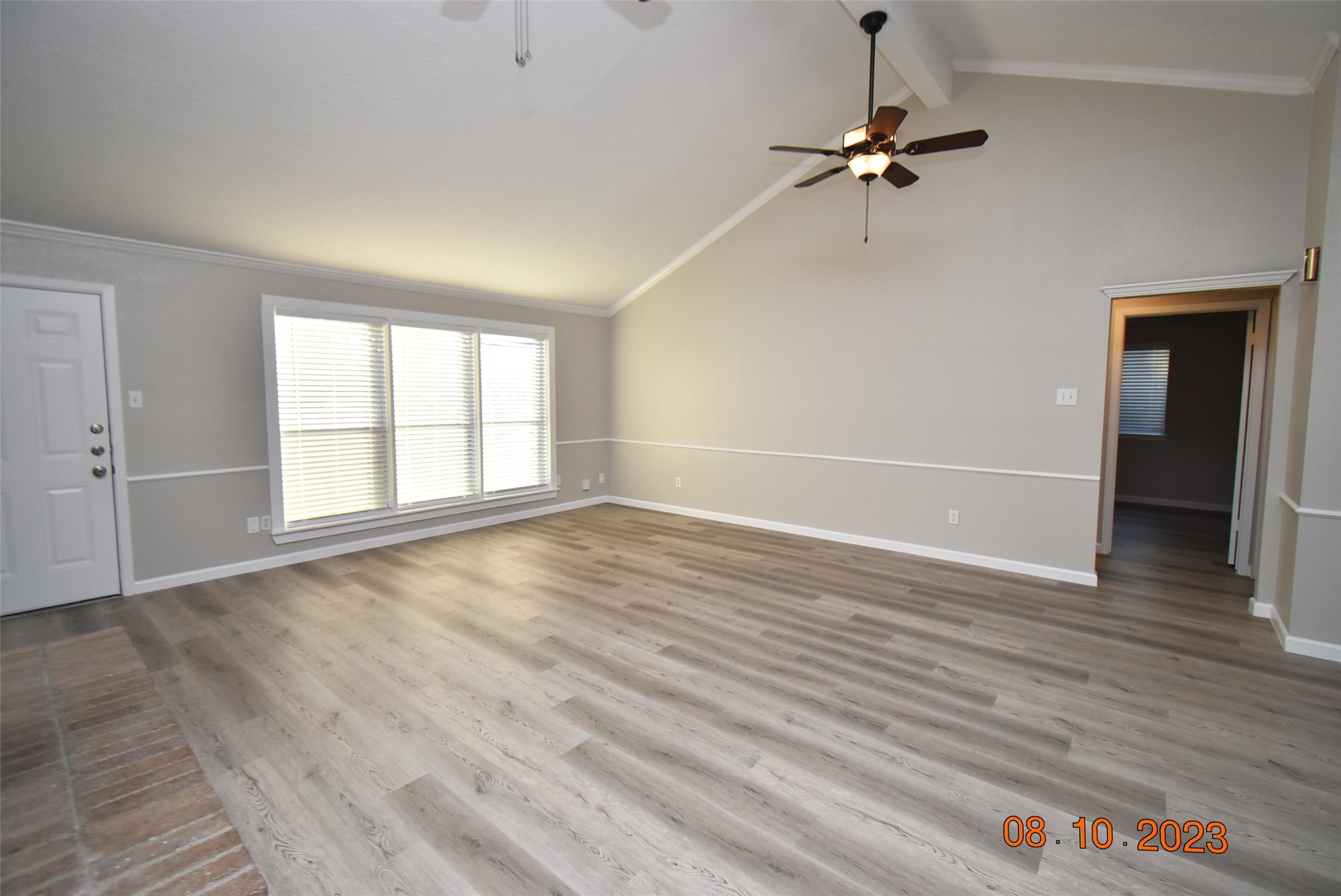16702 Sheet Bend Way Friendswood, TX 77546 - Photo 14 of 22 wooden floor in an empty room with a window