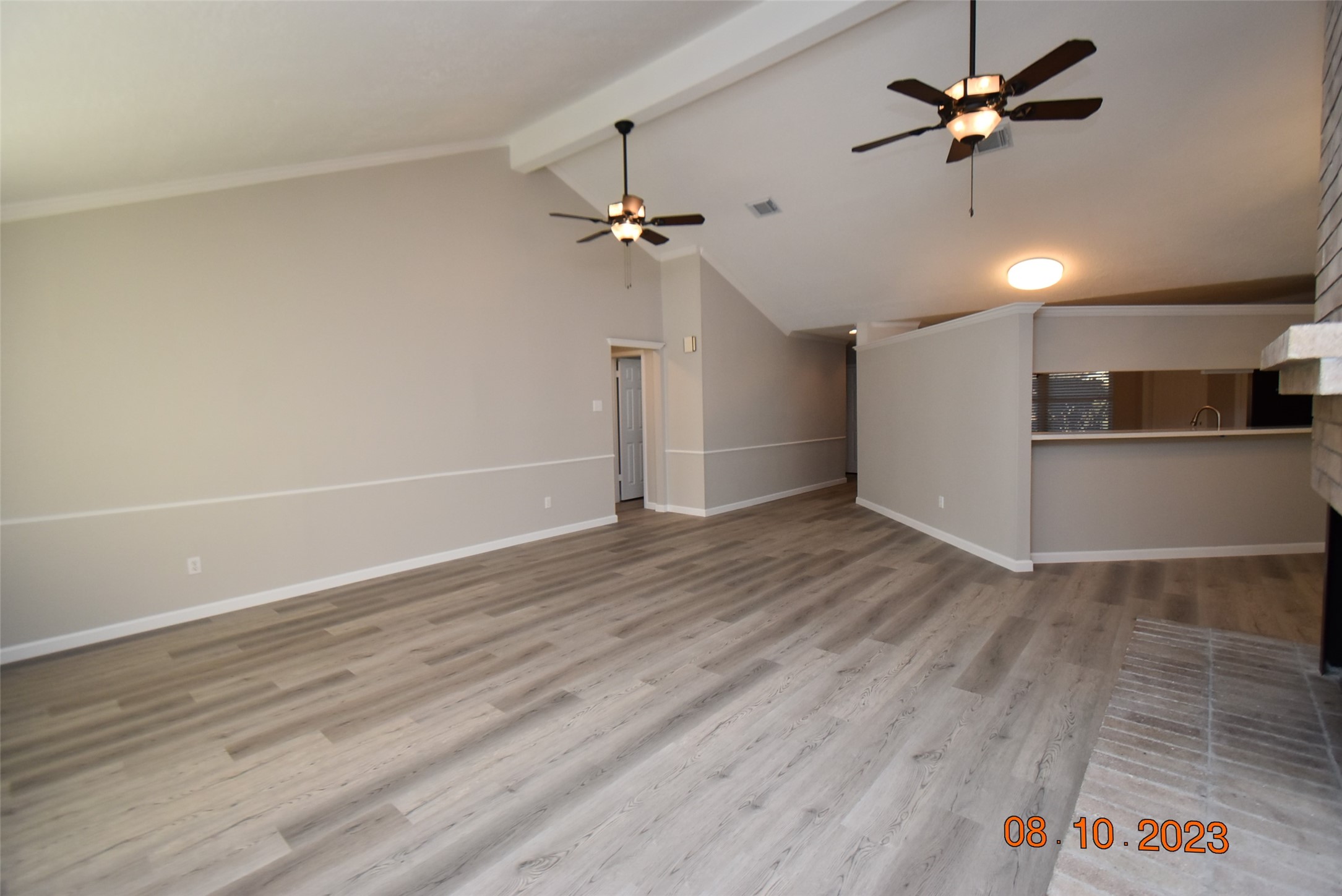 16702 Sheet Bend Way Friendswood, TX 77546 - Photo 5 of 22 wooden floor in an empty room with a window