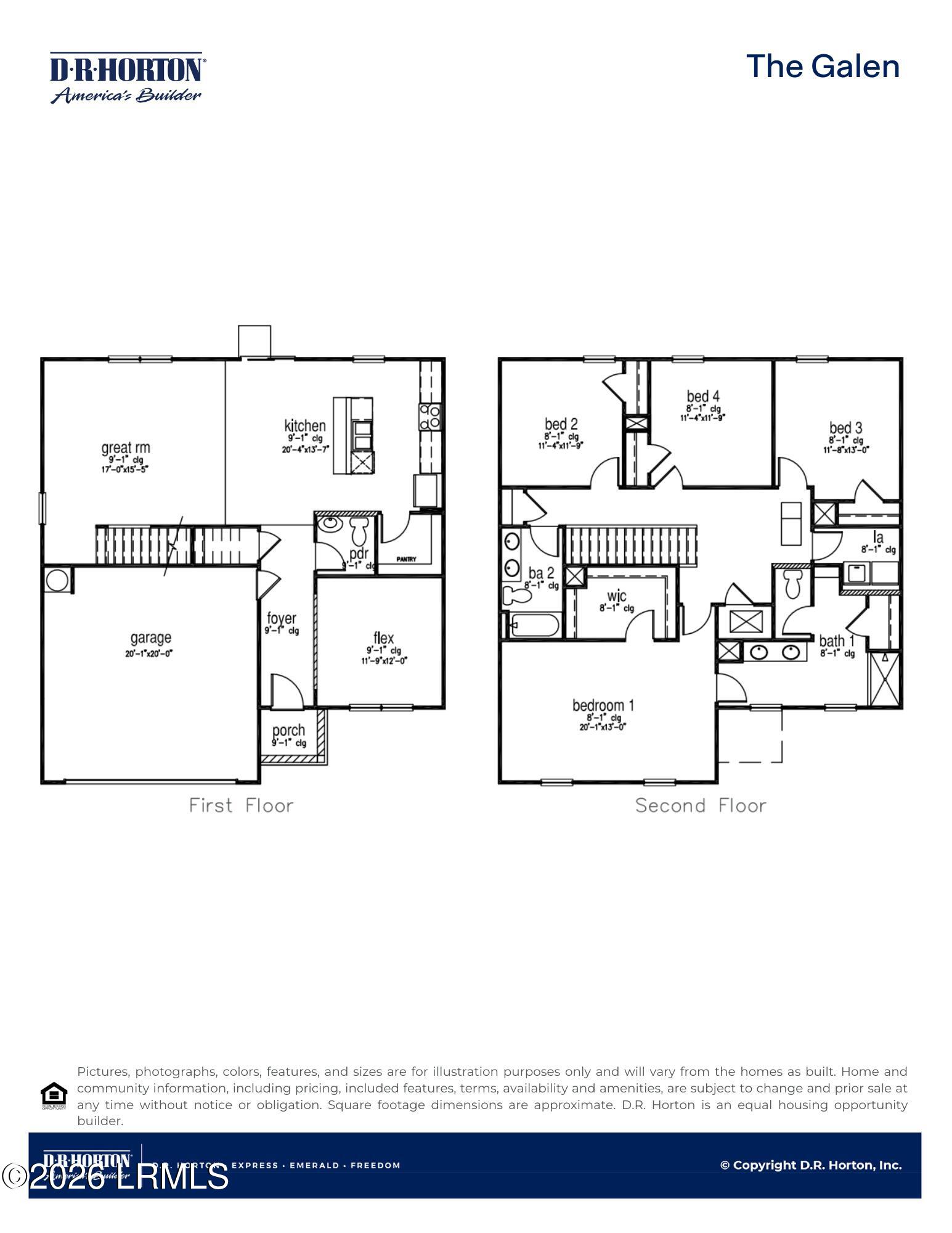 1082 Sanctuary Drive Ridgeland, SC 29936 - Photo 36 of 36 Galen Floorplan