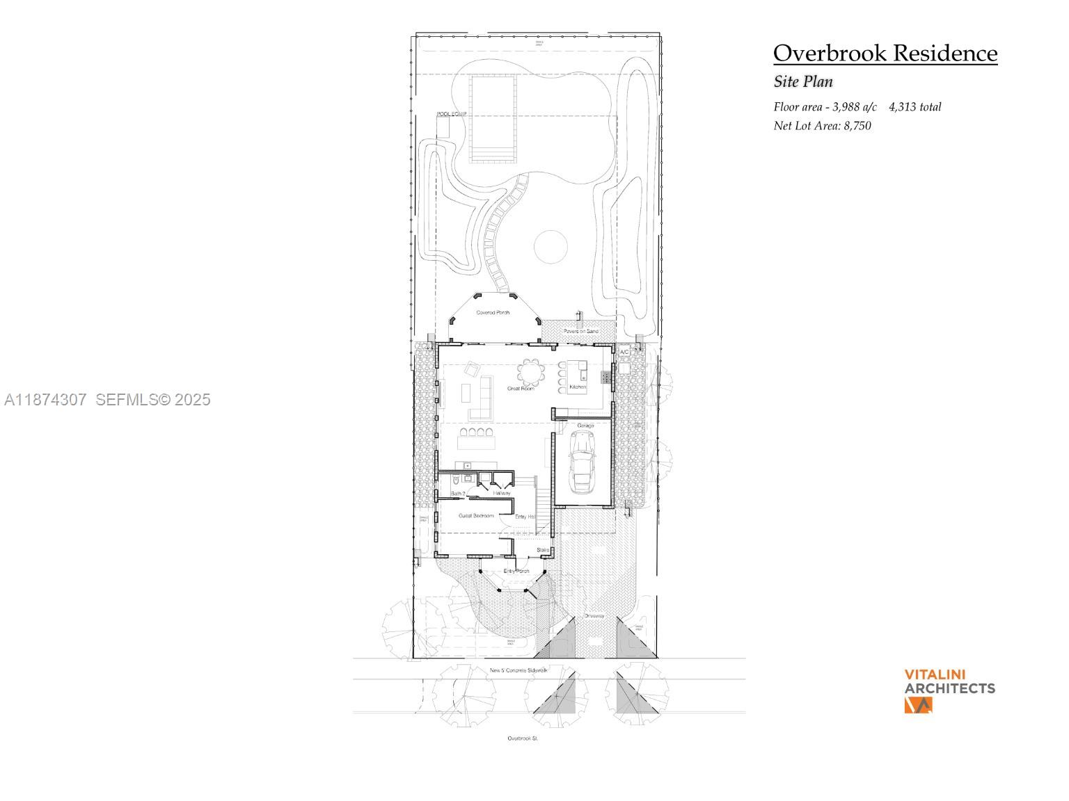 2330 Overbrook Street Coconut Grove, FL 33133 - Photo 86 of 91 Site plan