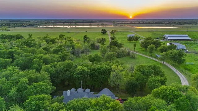 a view of an outdoor space with a lake view