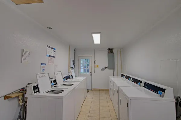 a room with storage and utility