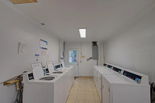 a room with storage and utility