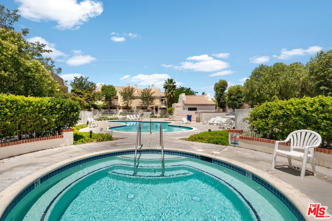 25715 Wagner Way, Unit B Stevenson Ranch, CA 91381 - Photo 5 of 24 a garden view with a seating space