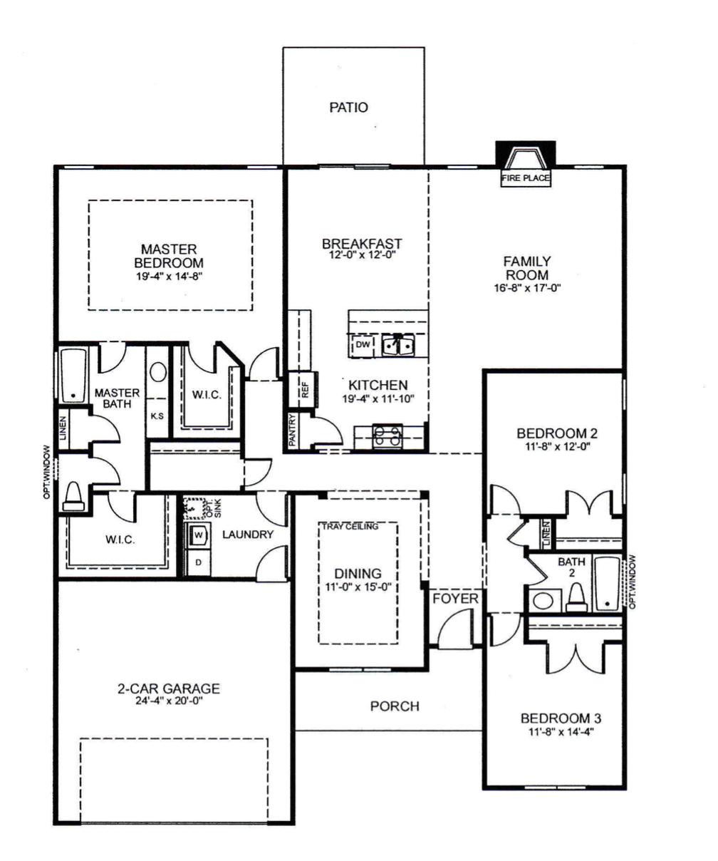 8023 Mckayla Road Summerville, SC 29483 - Photo 4 of 5 Caldwell Floor plan