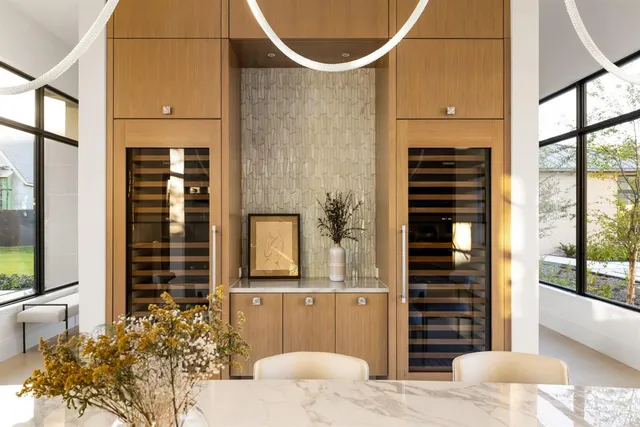 a view of balcony with a potted plant