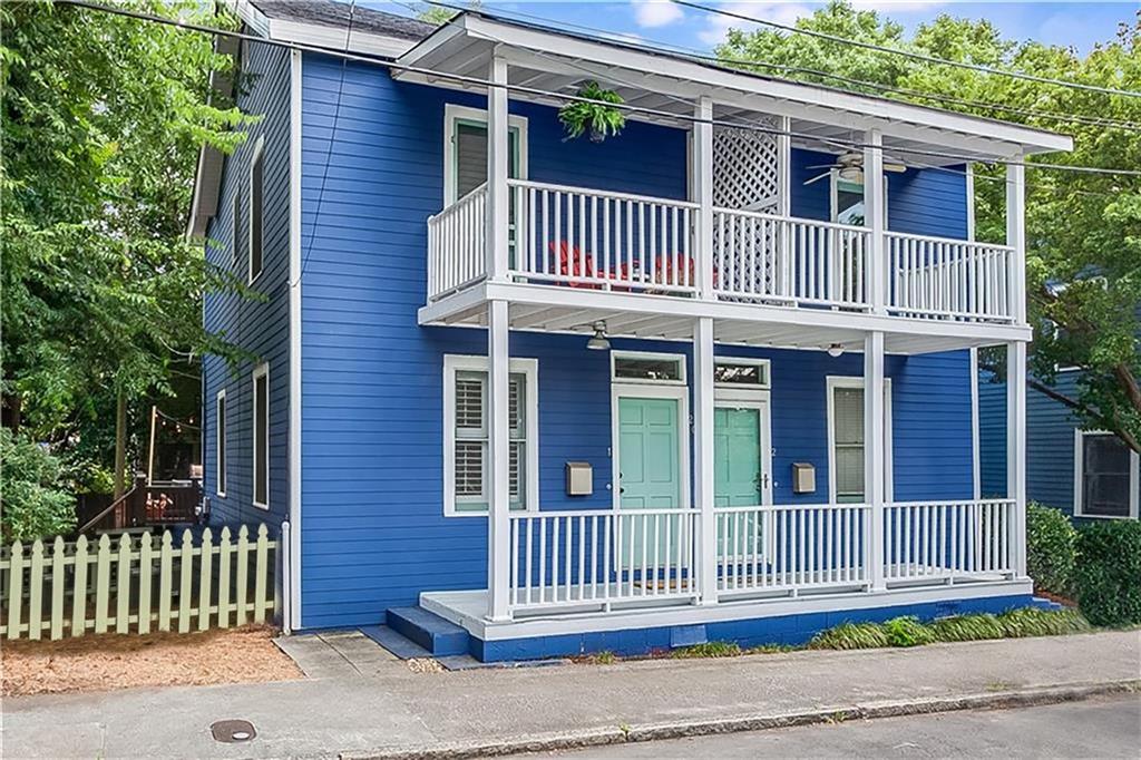 200 Reinhardt Street Southeast, Unit B Atlanta, GA 30312 - Photo 1 of 1 a view of a house with a small deck