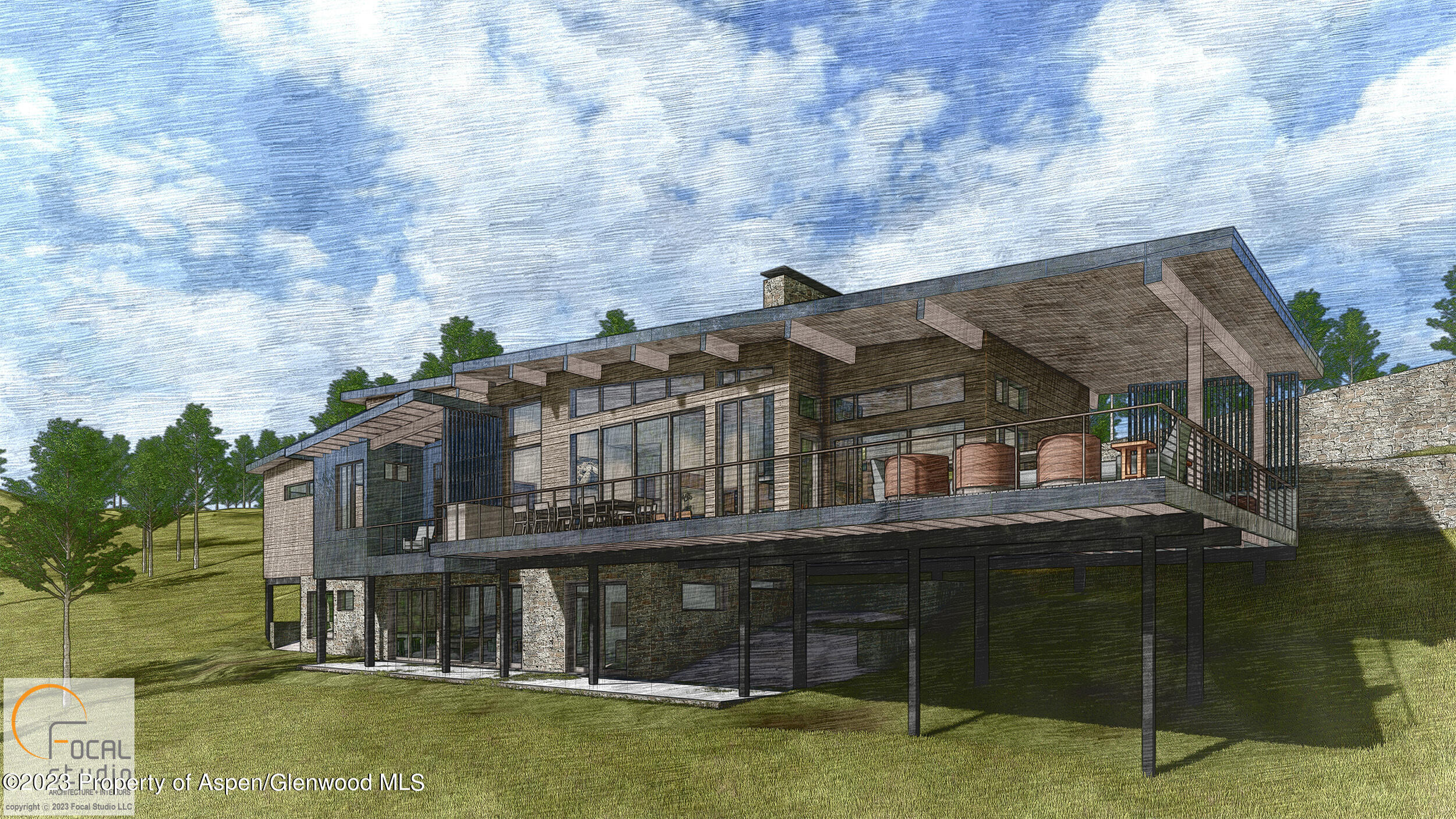 a view of house with a yard