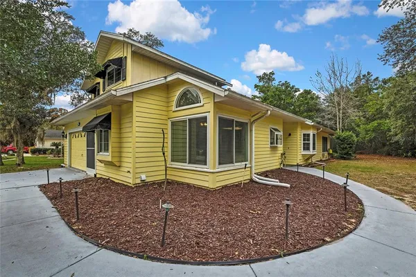 a front view of a house with porch