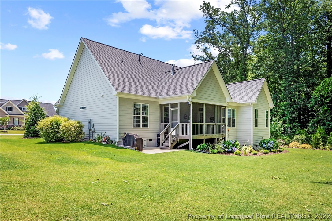 4139 Olde Judd Drive Willow Spring, NC 27592 - Photo 41 of 42 a front view of a house with garden