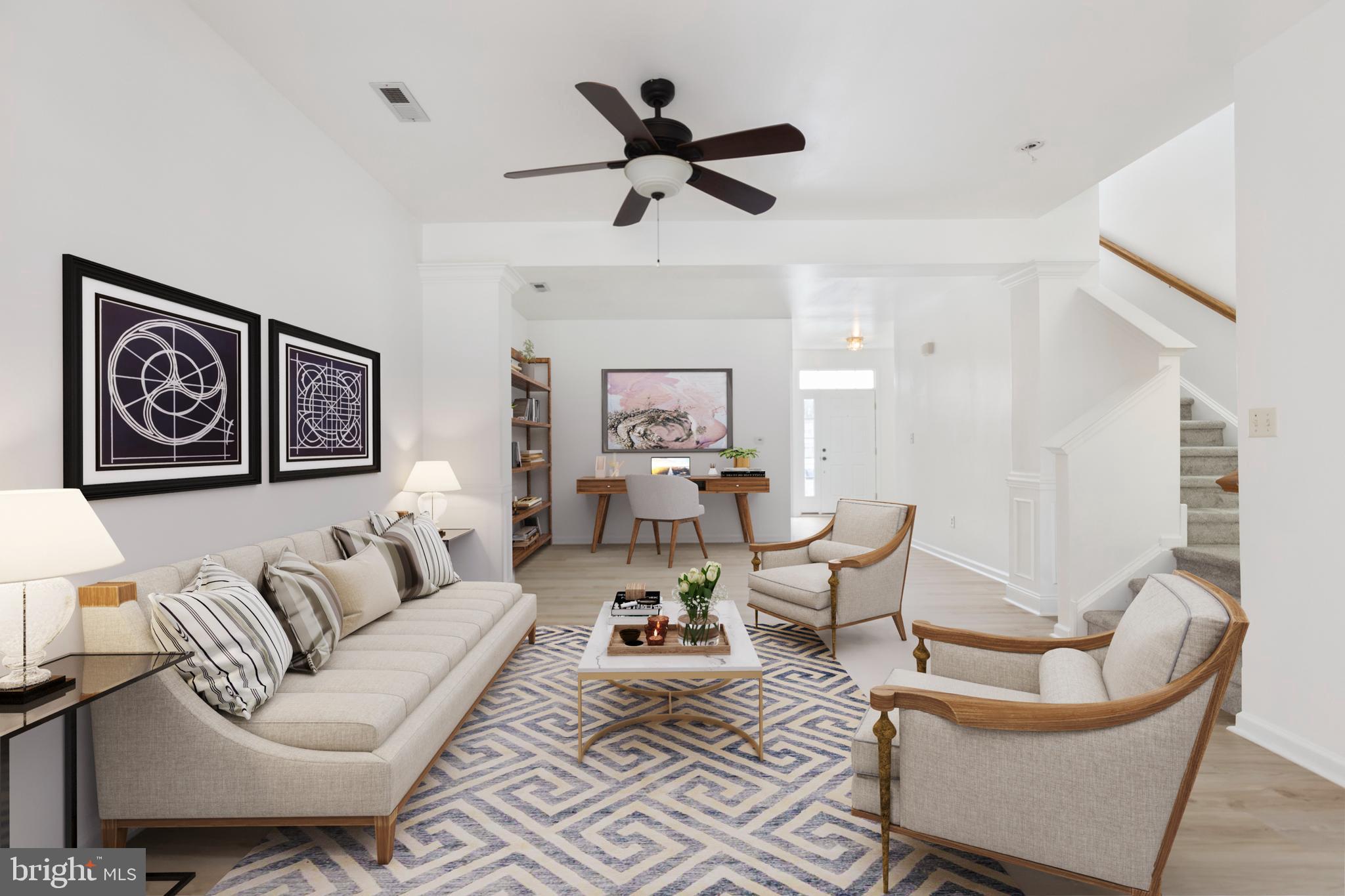 62 Springfield Circle Middletown, DE 19709 - Photo 8 of 48 Virtually Staged Living Area/Office space