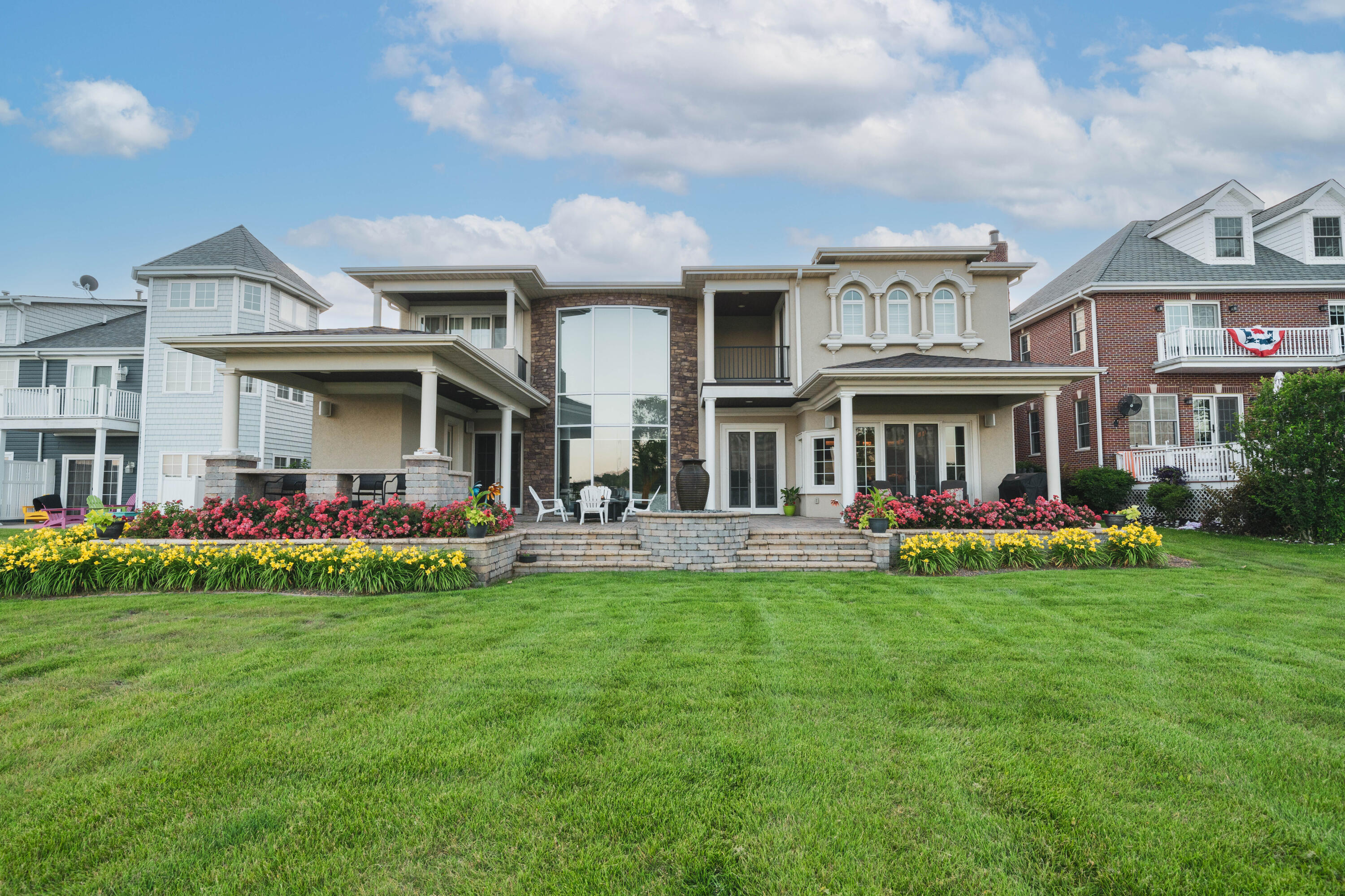 13941 Lakeview Point Road Cedar Lake, IN 46303 - Photo 2 of 64 a front view of house with yard and outdoor seating