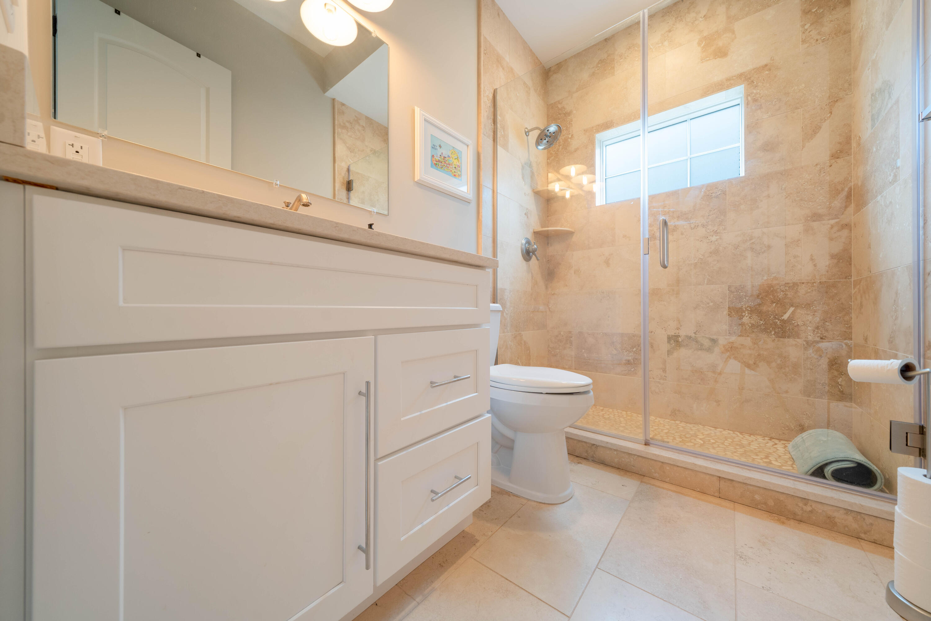 13941 Lakeview Point Road Cedar Lake, IN 46303 - Photo 29 of 64 a bathroom with a sink a toilet and shower
