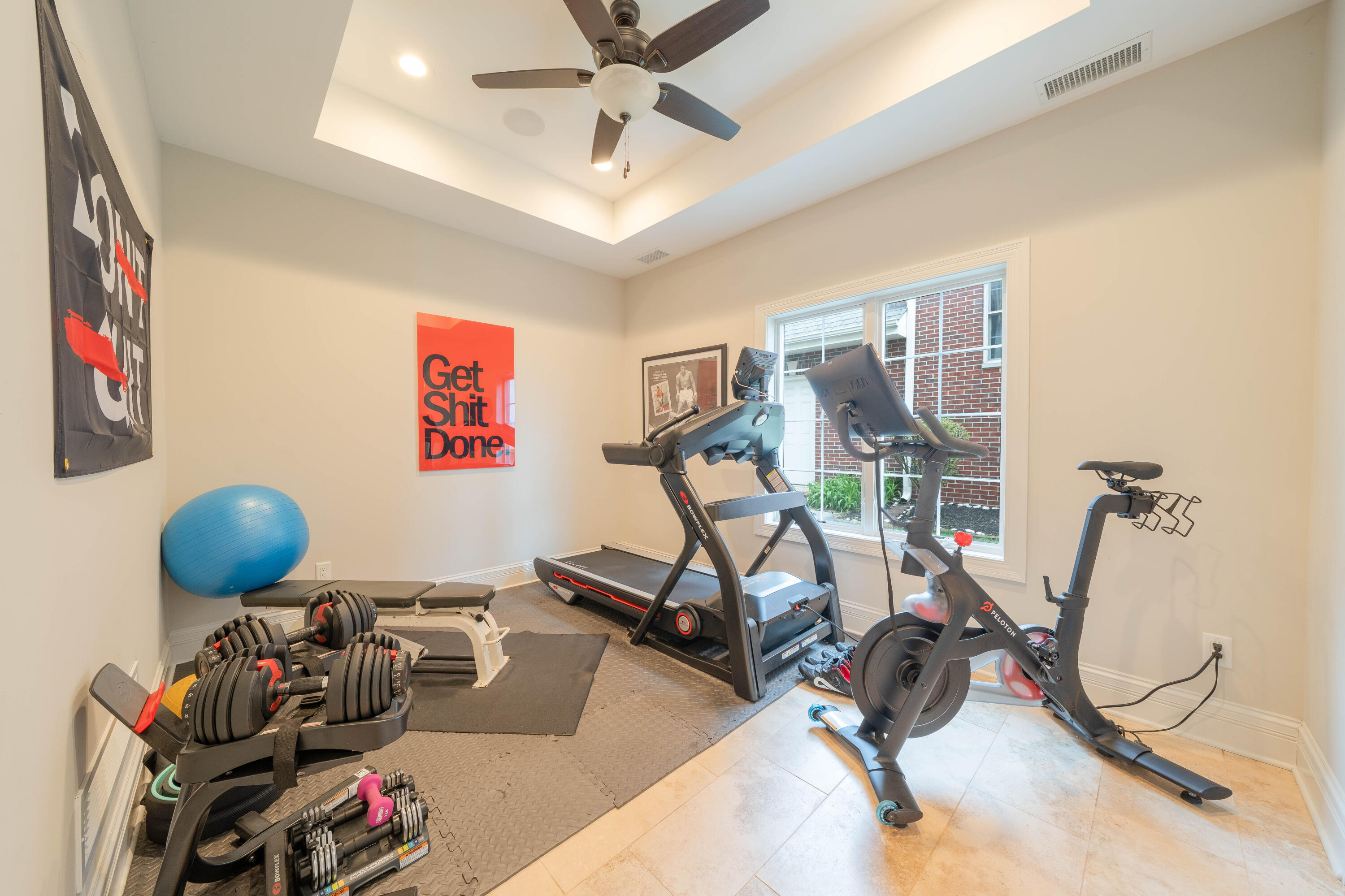 13941 Lakeview Point Road Cedar Lake, IN 46303 - Photo 30 of 64 a view of a room with gym equipment