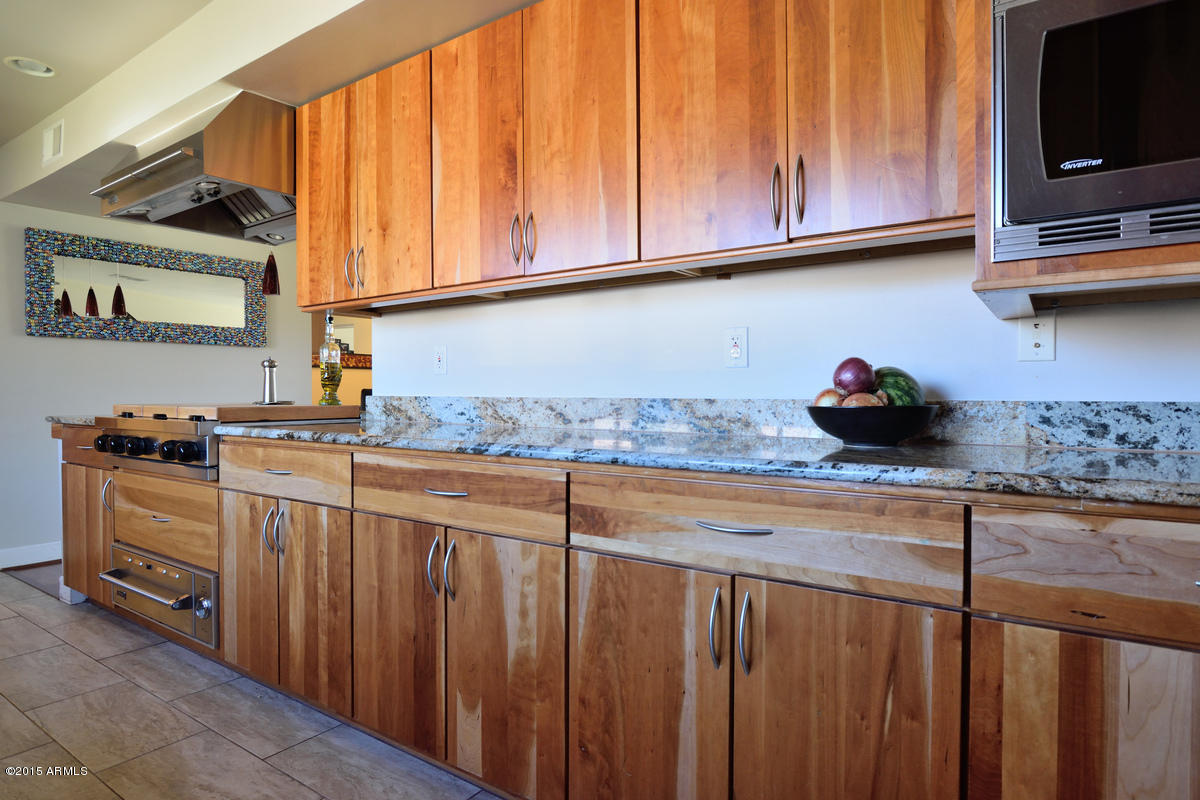 4901 East Osborn Road Phoenix, AZ 85018 - Photo 7 of 25 Large Kitchen-natural cherry cabinets
