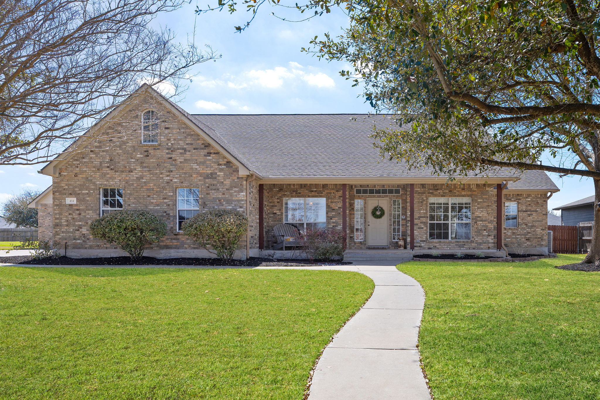 414 Rio Grande Avenue Hutto, TX 78634 - Photo 1 of 1 Classic brick home on large .46 acre lot in Hutto!
