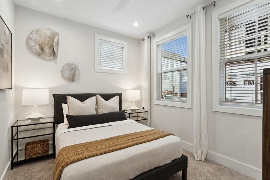 776 Metropolitan Parkway Southwest, Unit 3A Atlanta, GA 30310 - Photo 17 of 22 a bedroom with a bed and a window