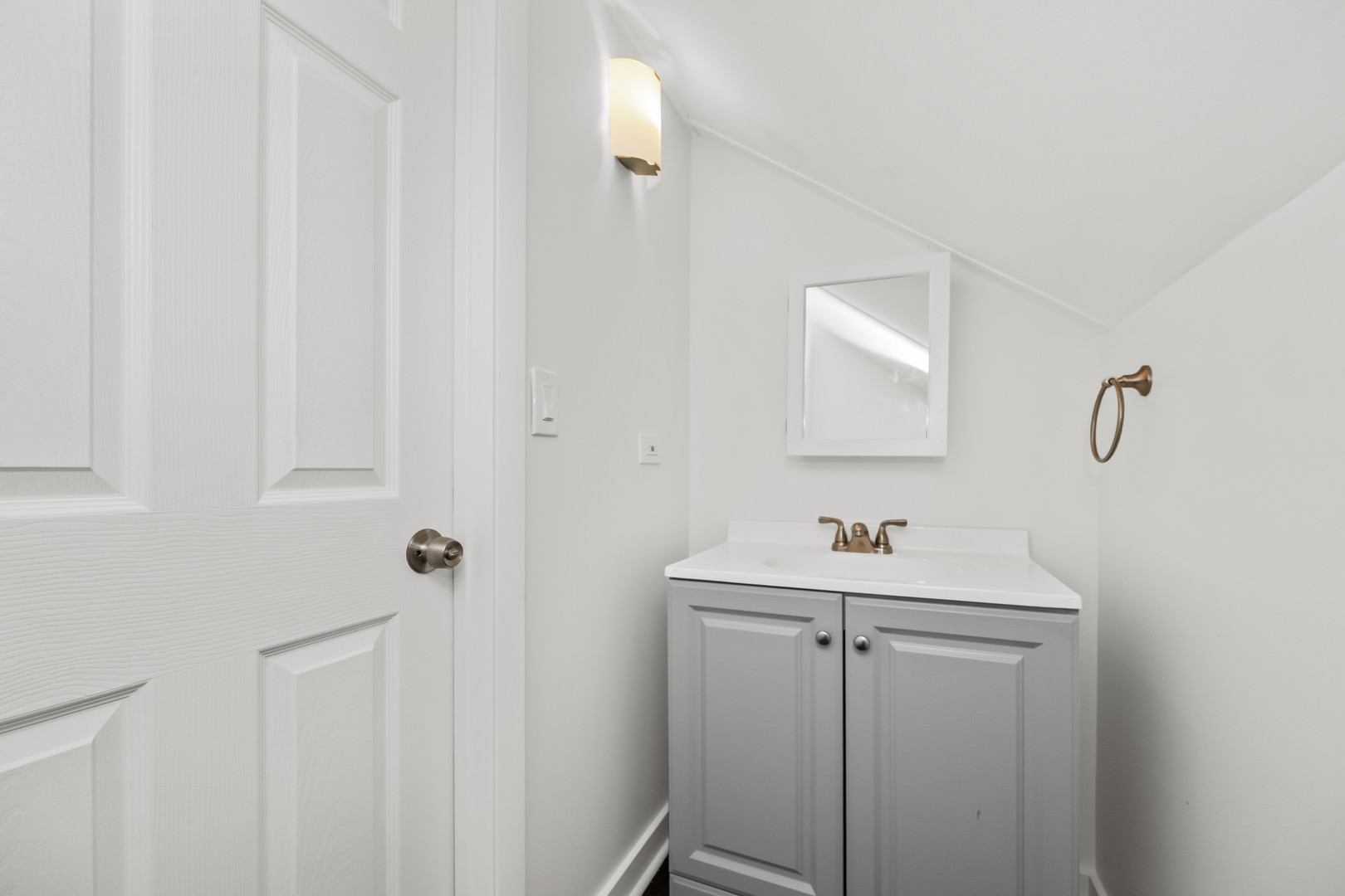 7832 South Paxton Avenue Chicago, IL 60649 - Photo 32 of 59 a bathroom with a sink and a mirror