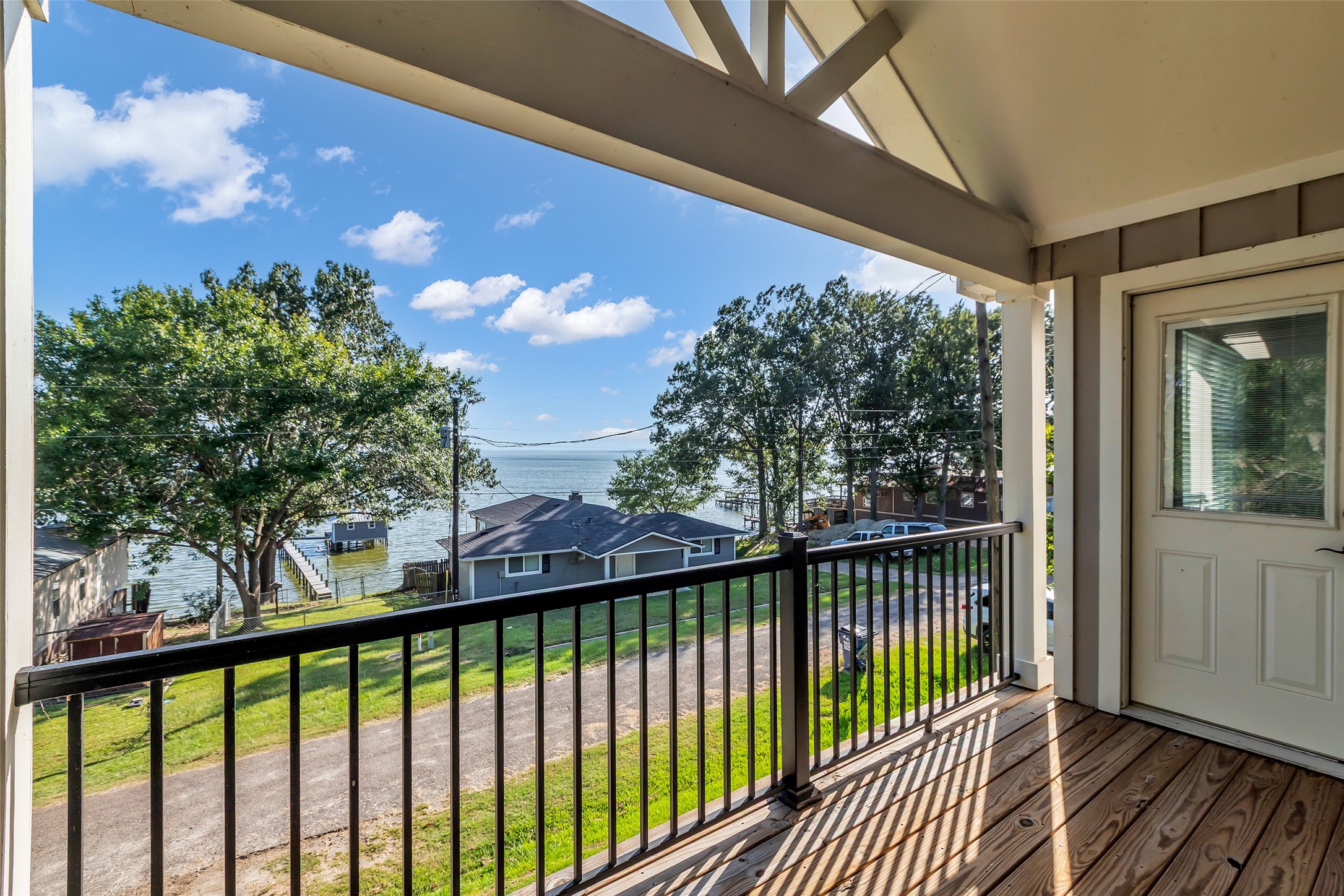 197 Rain Forest Road Onalaska, TX 77360 - Photo 22 of 25 a view of a balcony
