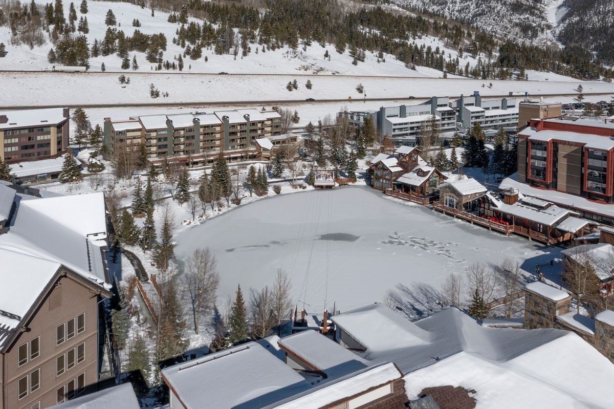 800 Copper Road, Unit 204 Frisco, CO 80443 - Photo 32 of 34 View of snowy aerial view