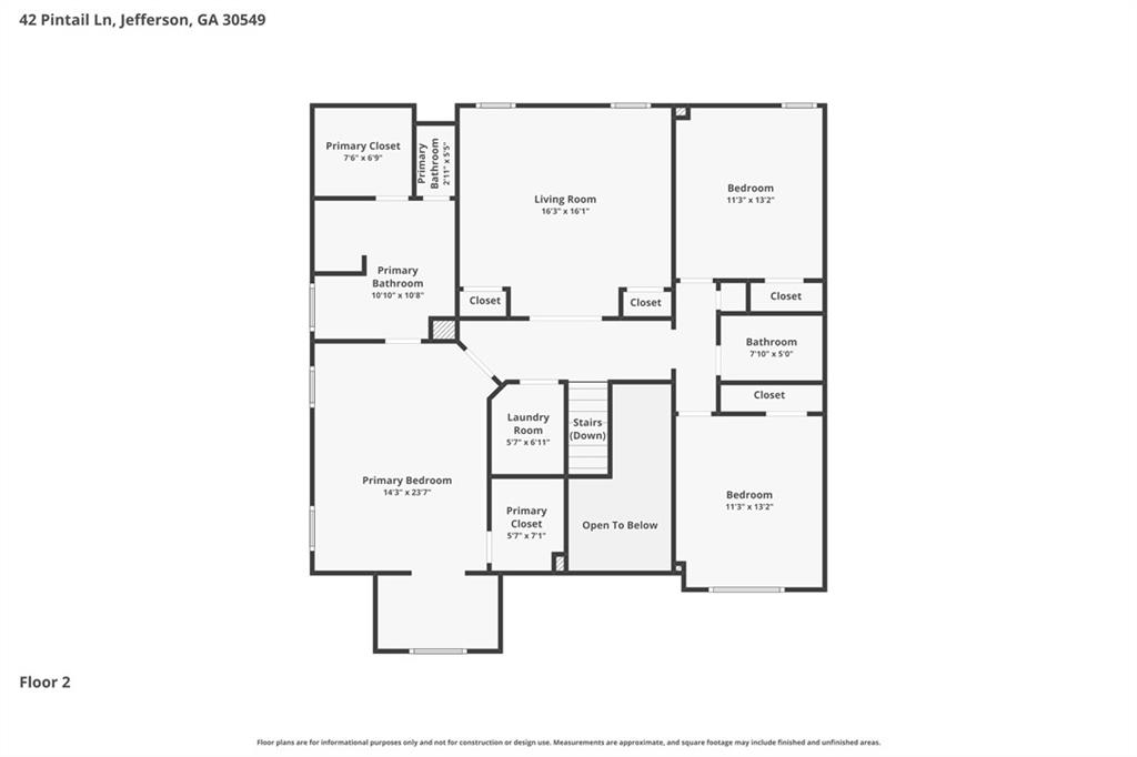 42 Pintail Lane Jefferson, GA 30549 - Photo 30 of 42 a picture of a floor plan