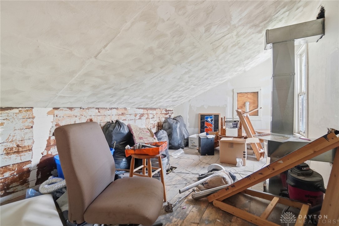 517 Broadway Street, Unit 515 Springfield, OH 45504 - Photo 23 of 29 This attic space offers unique character and endless possibilities for creative renovation.