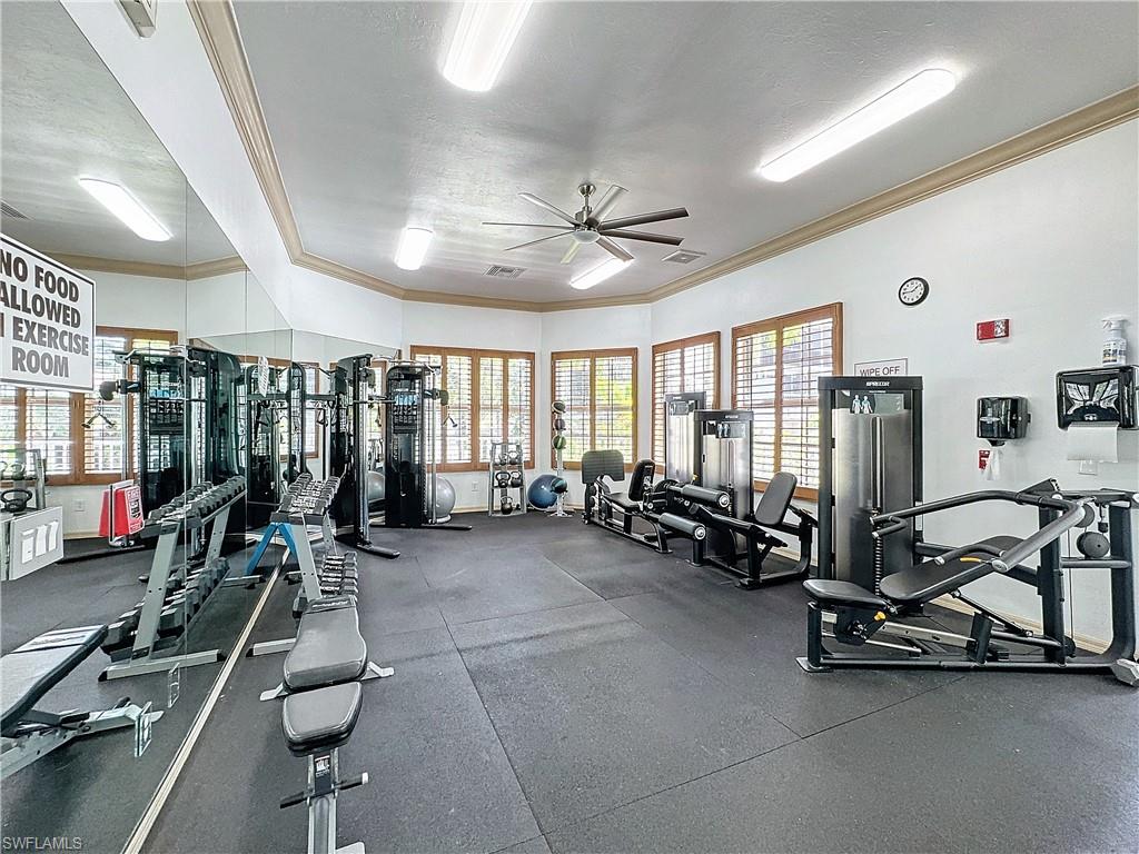 400 Flagship Drive, Unit 501 Naples, FL 34108 - Photo 36 of 38 a view of a room with gym equipment