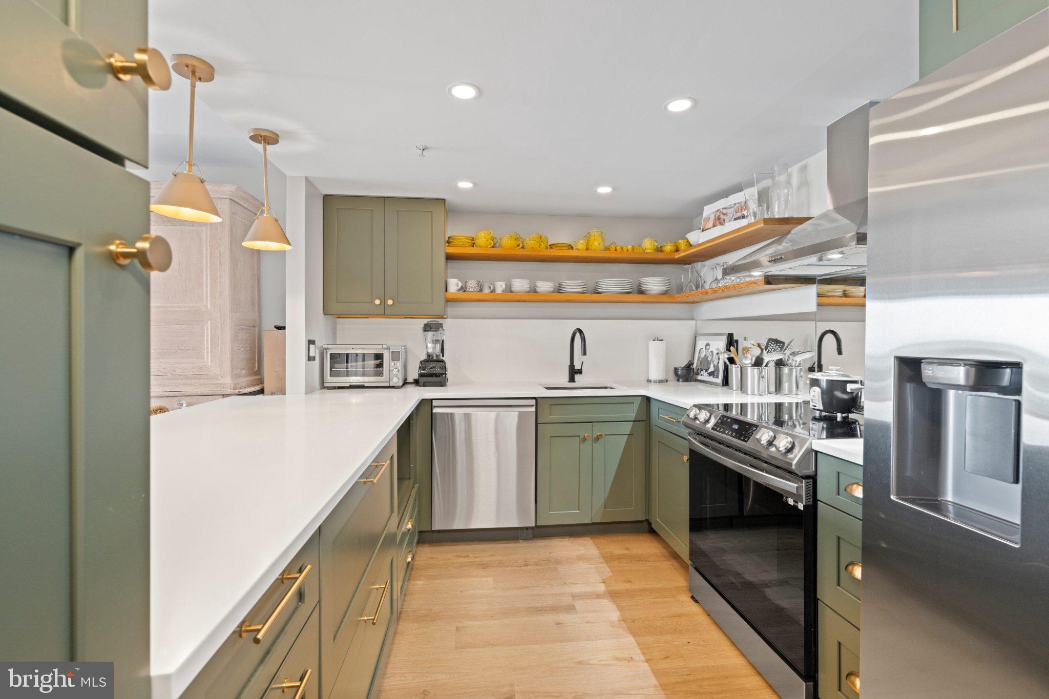 2001 Hamilton Street, Unit 1119 Philadelphia, PA 19130 - Photo 2 of 44 Chic kitchen with modern elegance.