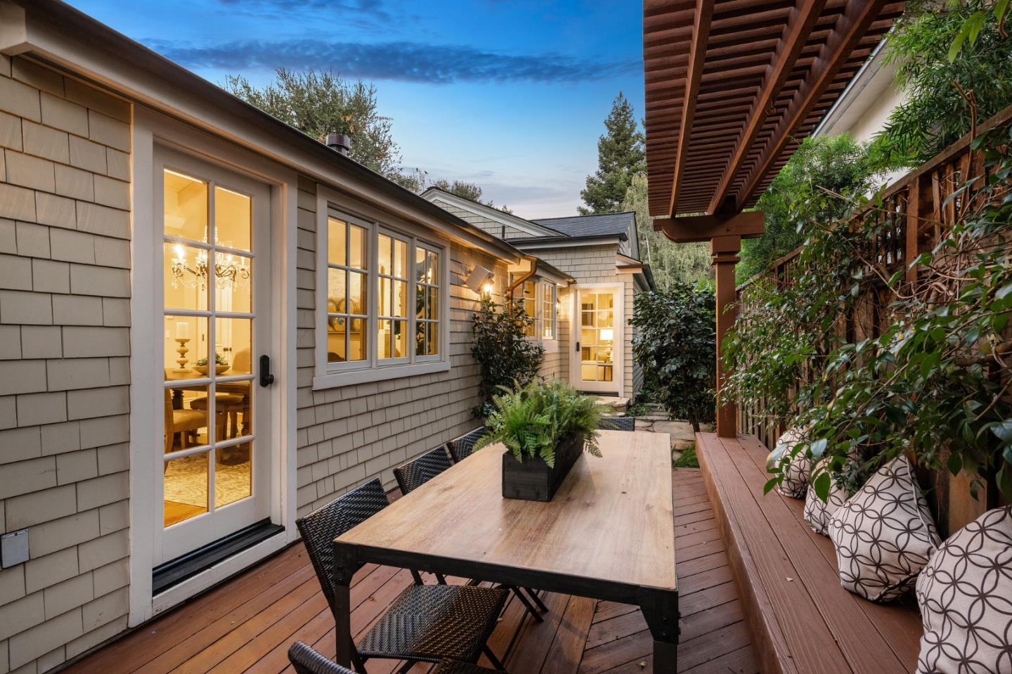 60 Holbrook Lane Atherton, CA 94027 - Photo 29 of 29 a view of a balcony dining area