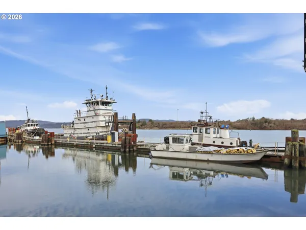 a view of a lake with outdoor space